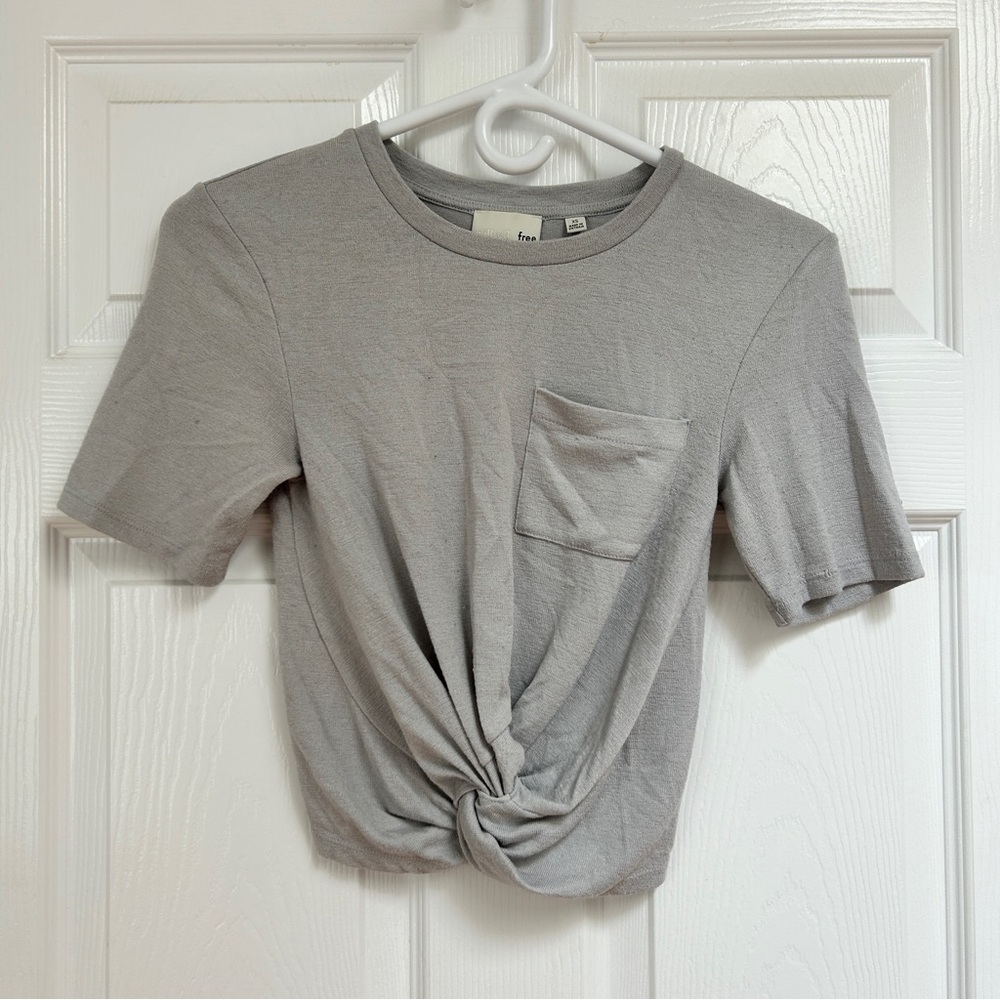 Grey Aritzia Top